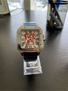Square Mechanical Watch Dos Santos Tank Style Watch